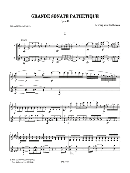 Grande sonate pathétique, opus 13