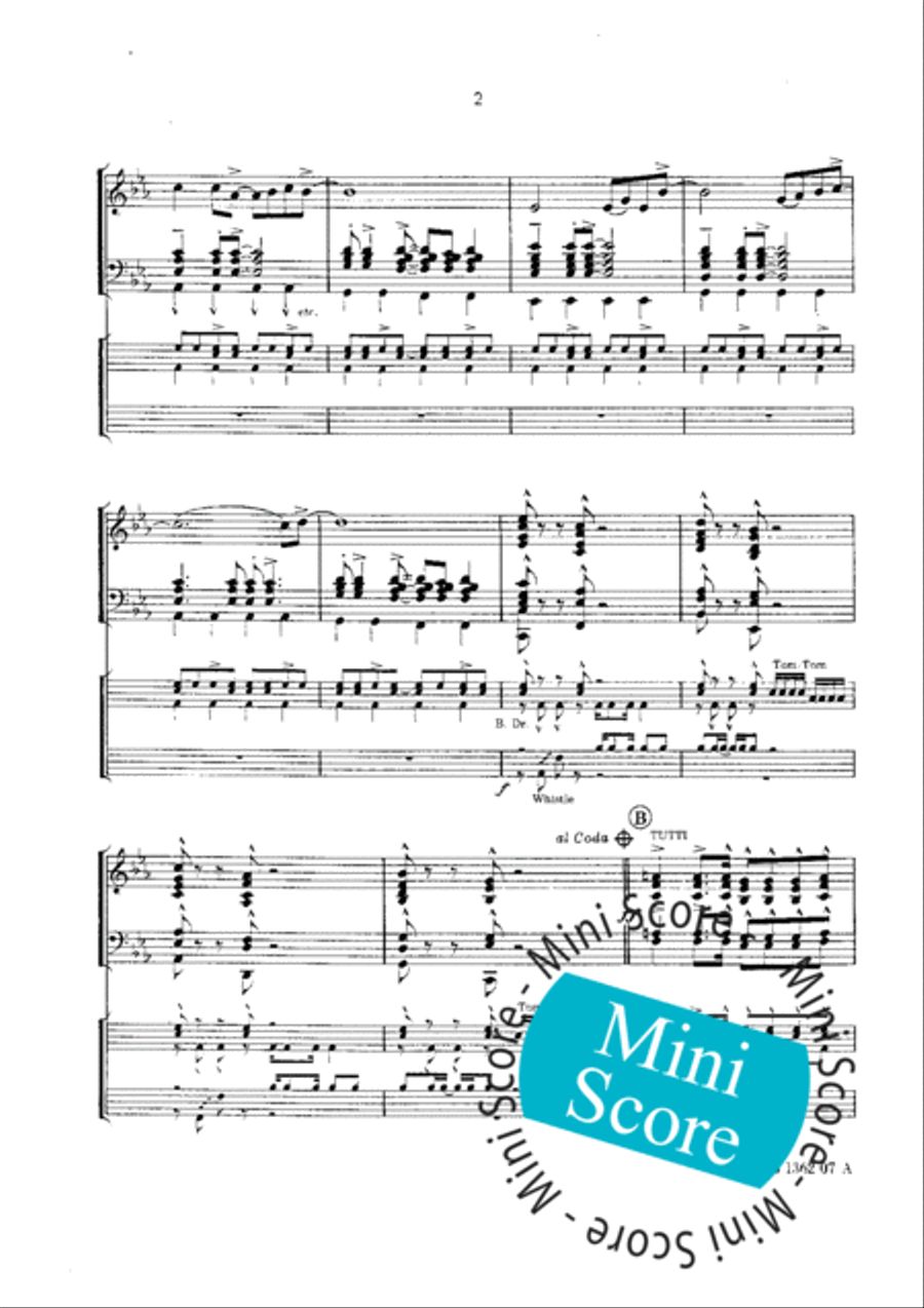Fascinating Drums / Pavane In Blue Fanfare Band scores gallery preview page 26
