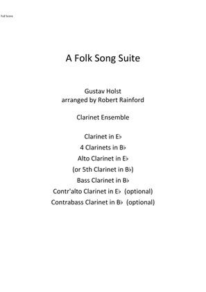 Book cover for A Folk Song Suite