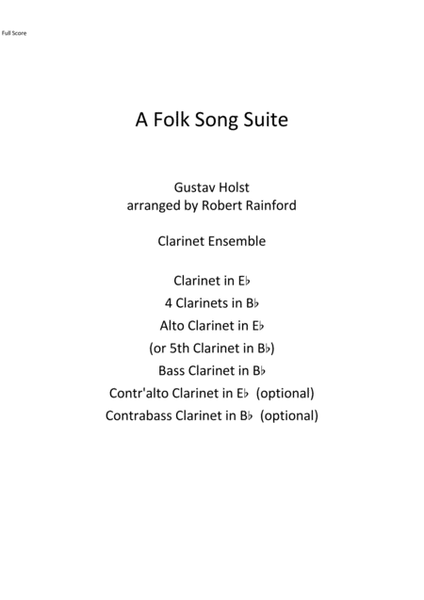 A Folk Song Suite