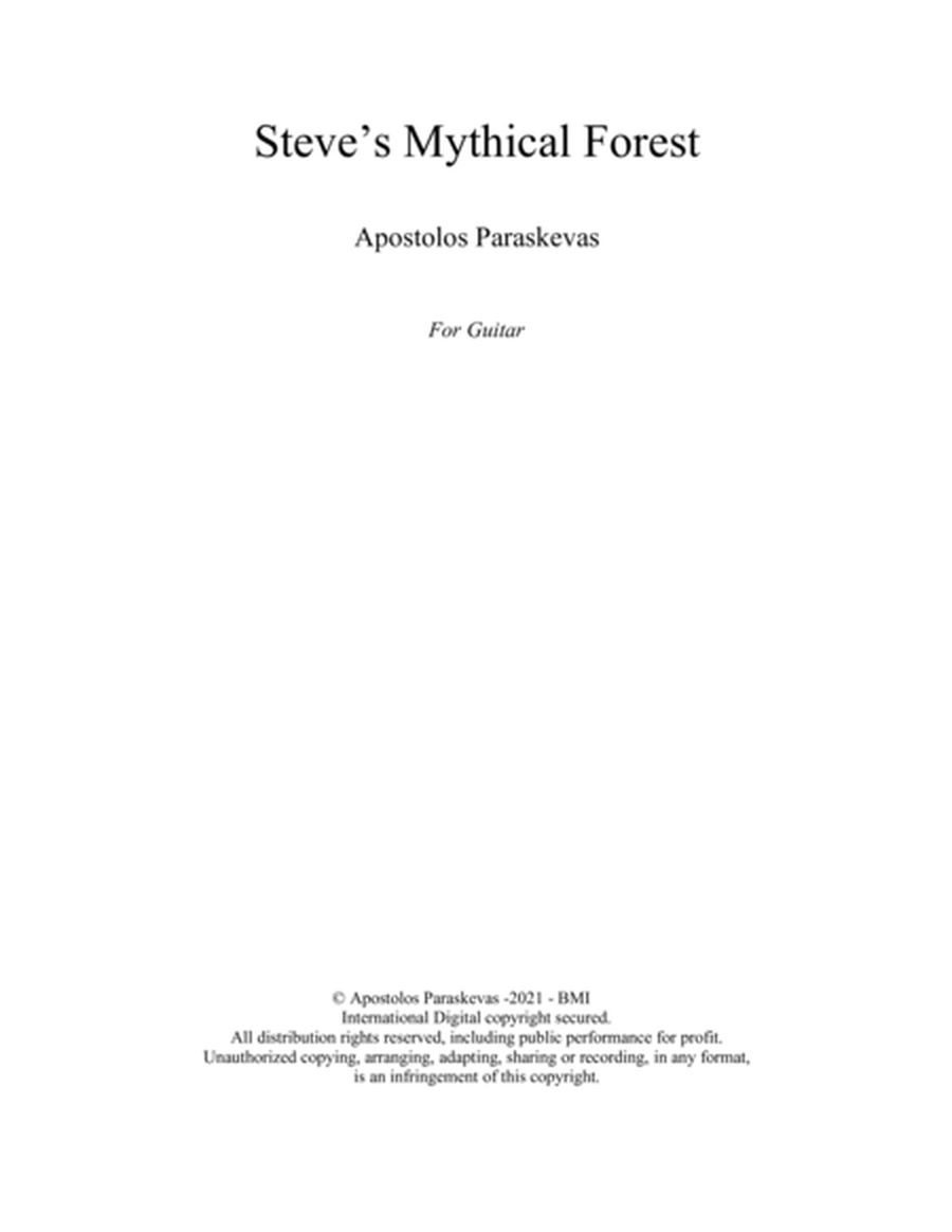 Steve's Mythical Forest image number null