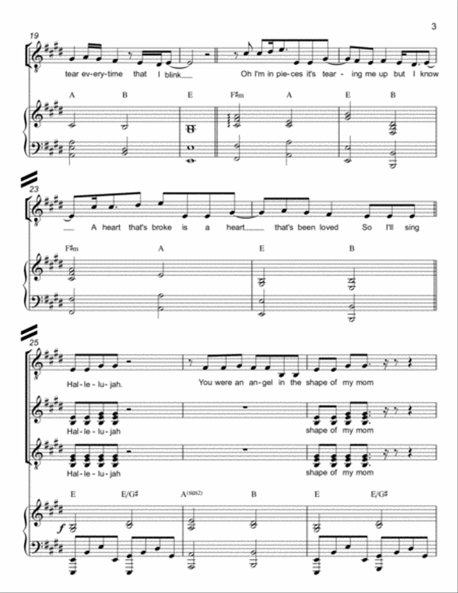 Supermarket Flowers 4-Part scores gallery preview page 3