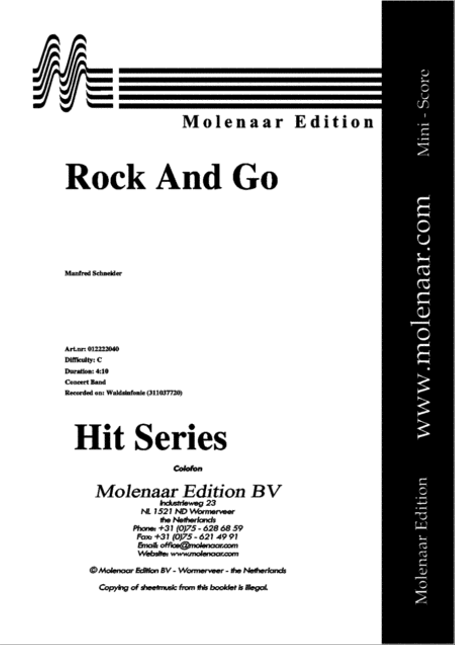 Rock and Go Concert Band scores gallery preview page 2
