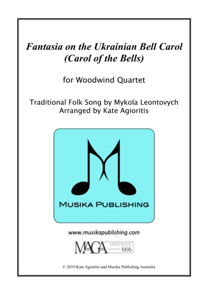 Fantasia on the Ukrainian Bell Carol - for Woodwind Quartet image number null