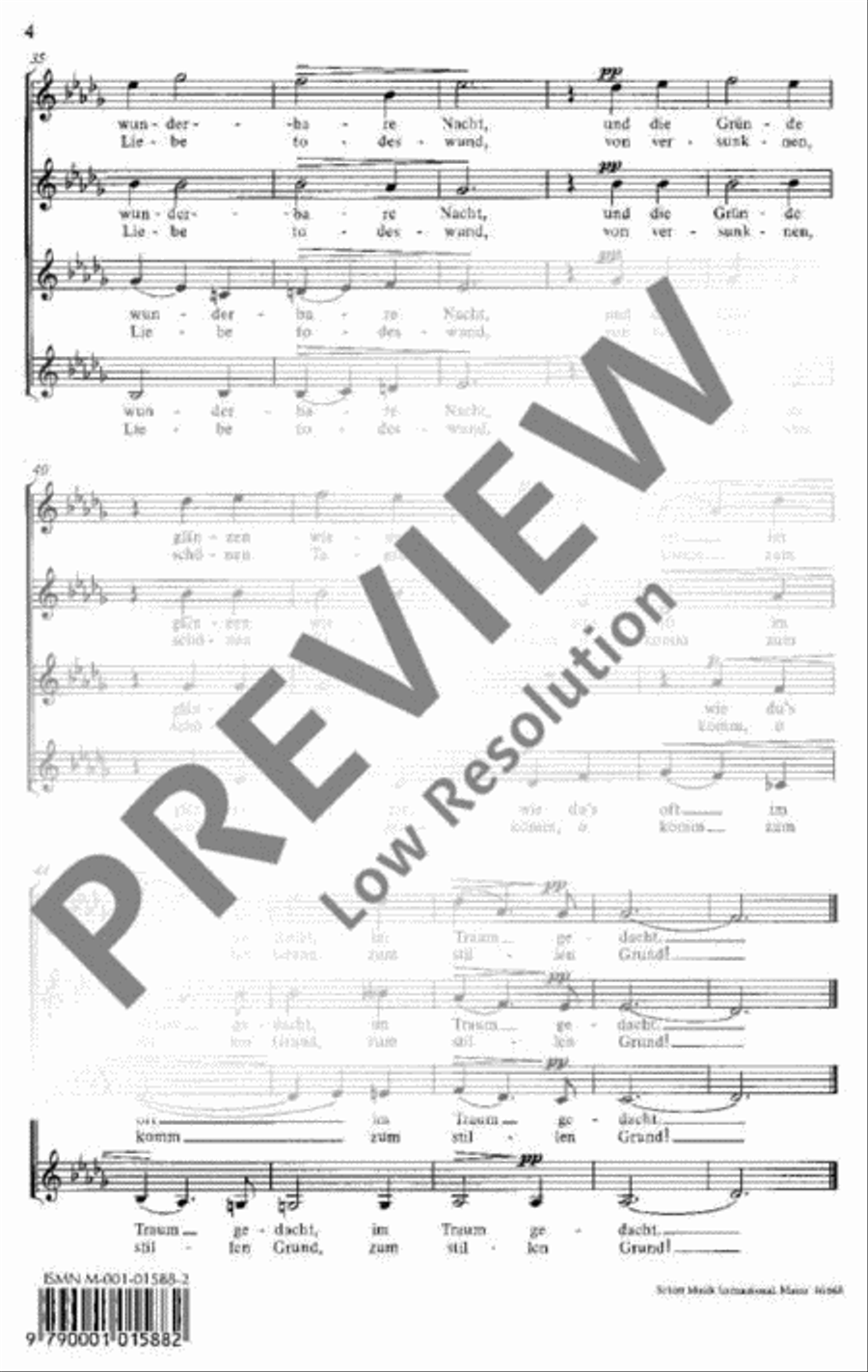 Drei Eichendorff-Gesänge SSAA scores gallery preview page 5