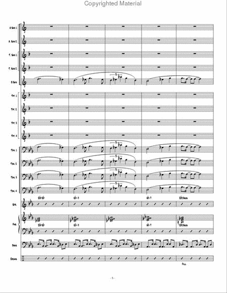 Summer Groove Jazz Ensemble scores gallery preview page 6