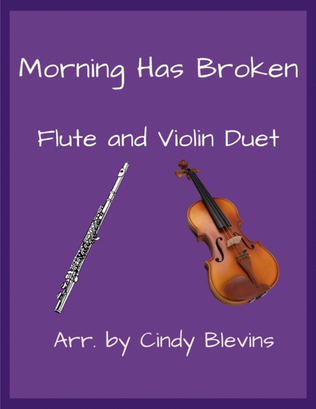 Book cover for Morning Has Broken, Flute and Violin
