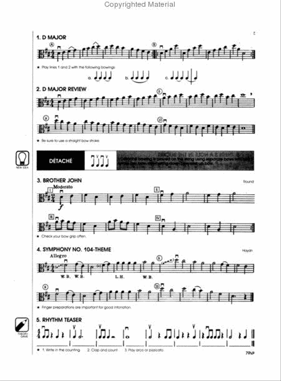 All For Strings Book 2 - Viola String Orchestra scores gallery preview page 4
