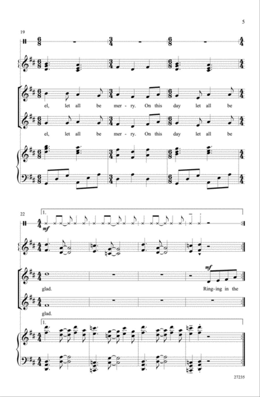 A Welsh Noel 2-Part scores gallery preview page 4