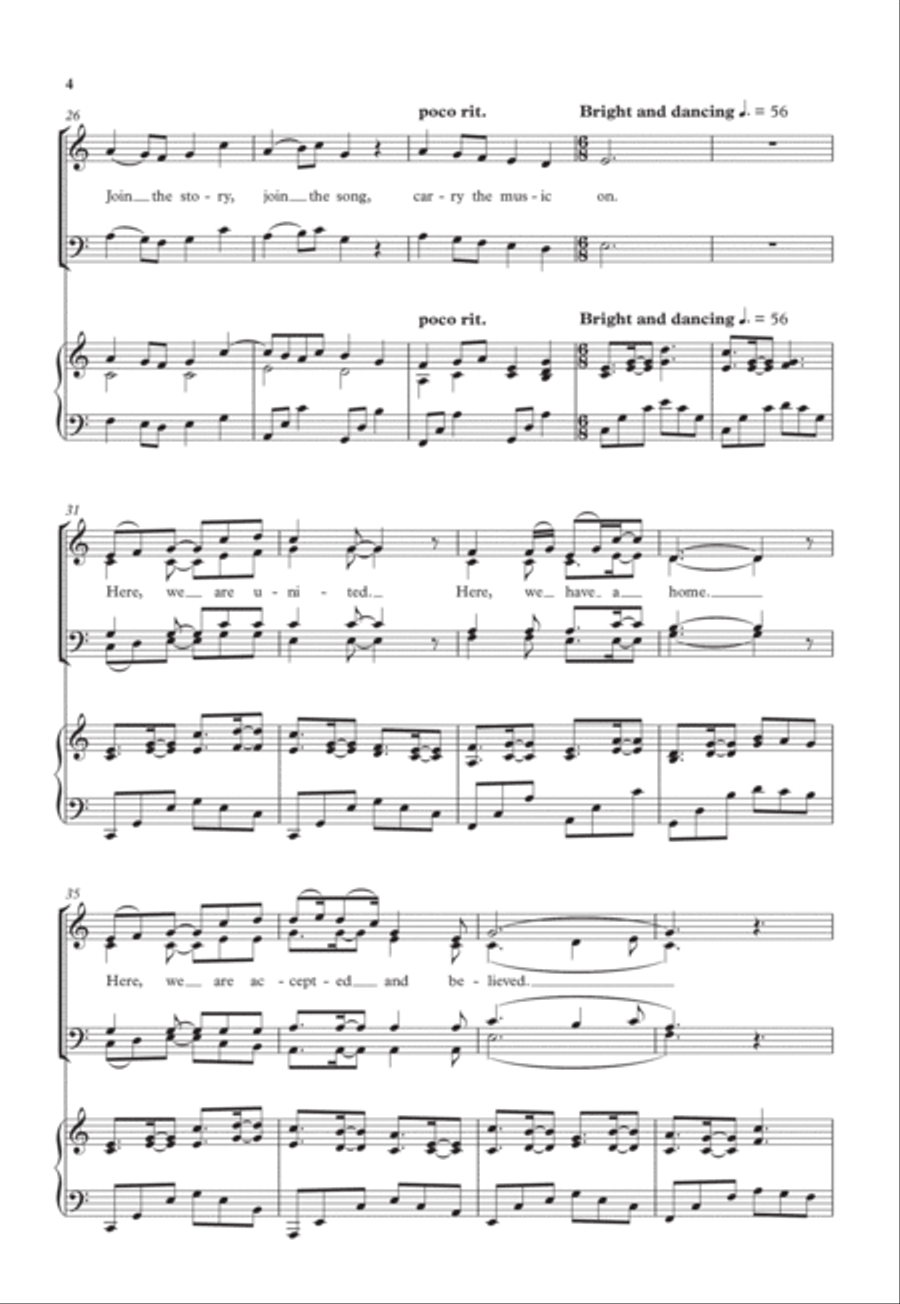 Carry the Music 4-Part scores gallery preview page 4