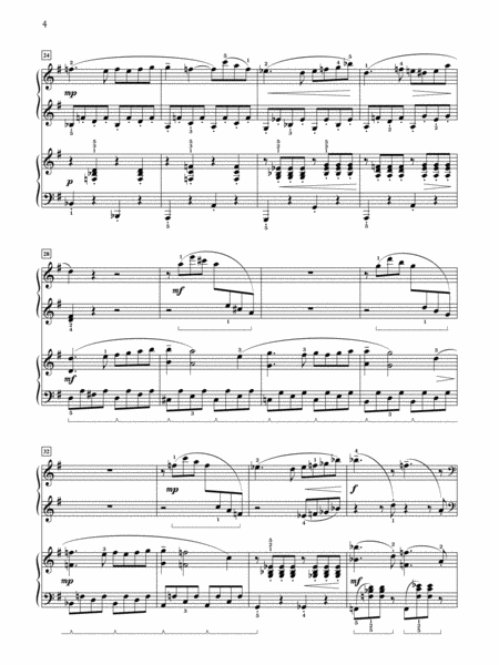 Spring Concerto: In Four Movements for Solo Piano with Piano Accompaniment - Piano Duo (2 Pianos, 4 Hands)