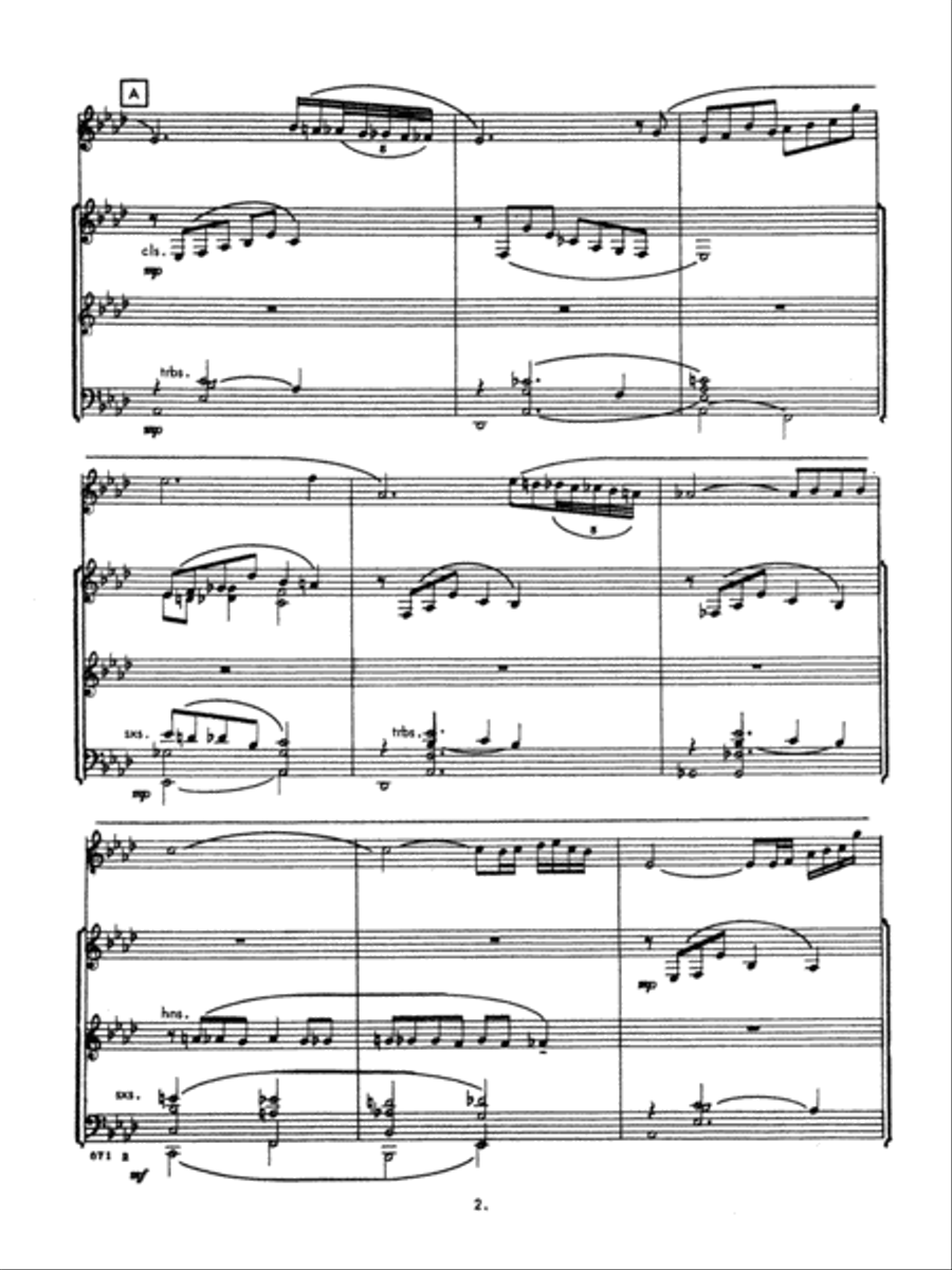 Persuasion: Score Concert Band scores gallery preview page 4