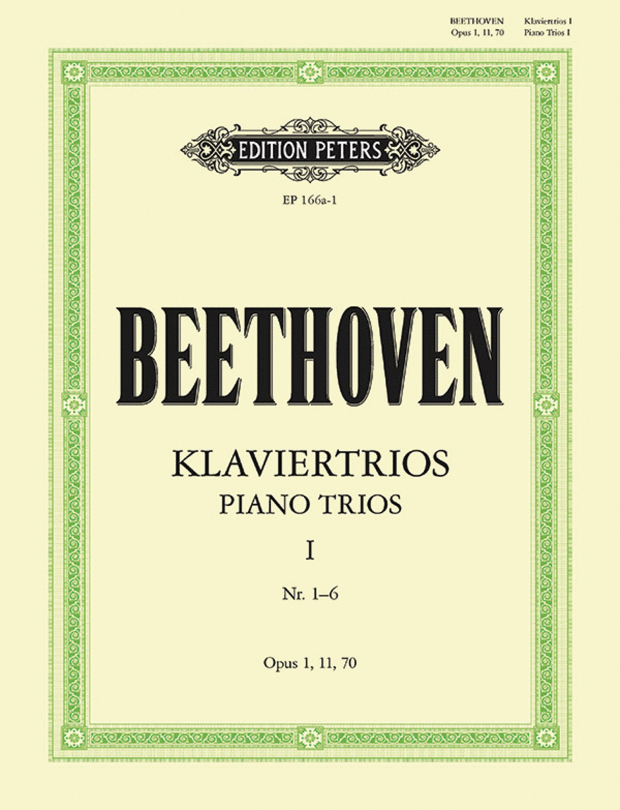 Trios - Volume I Piano Trio scores gallery preview page 1