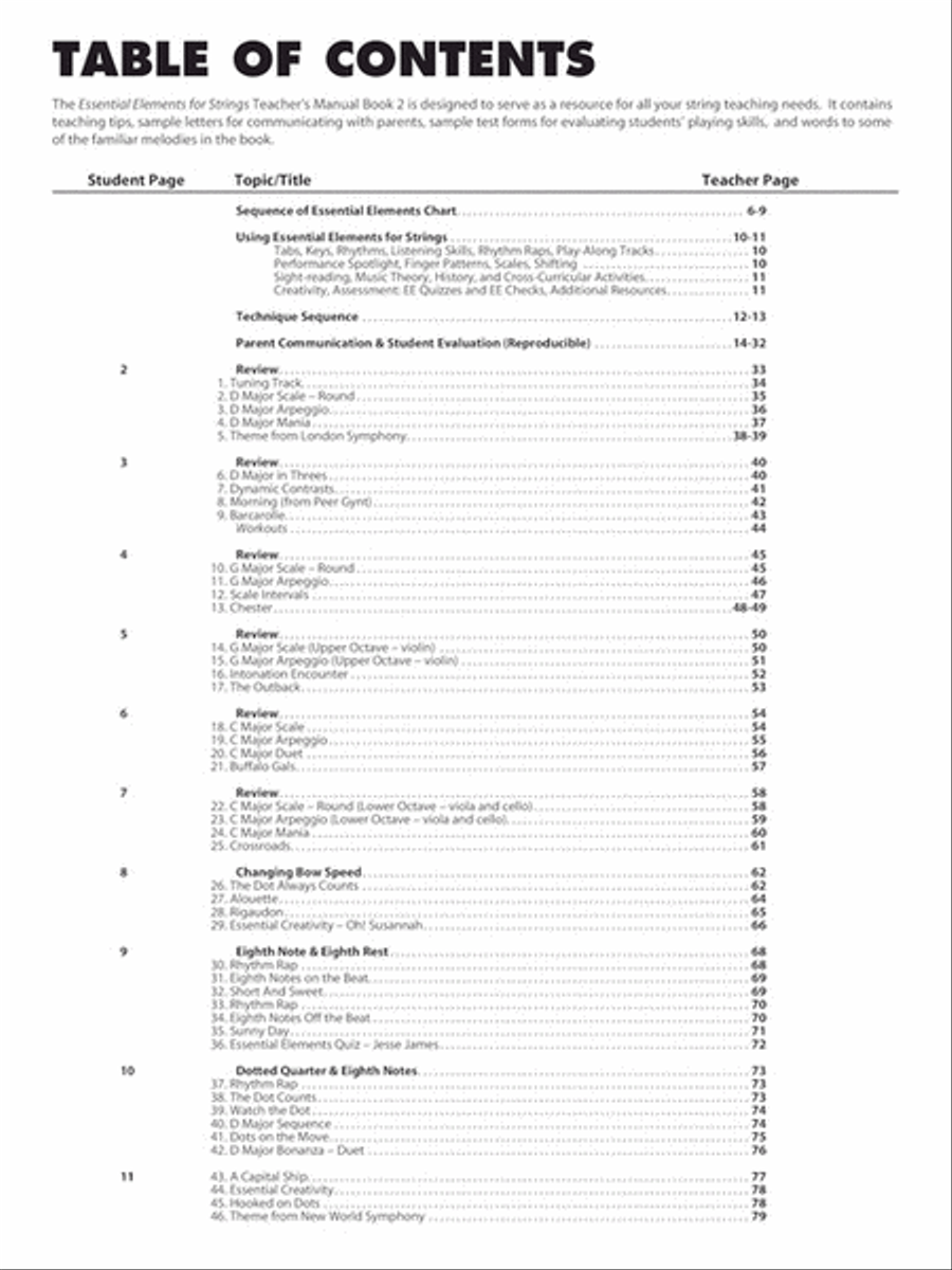 Essential Elements for Strings – Book 2 with Online Resources String Orchestra scores gallery preview page 2