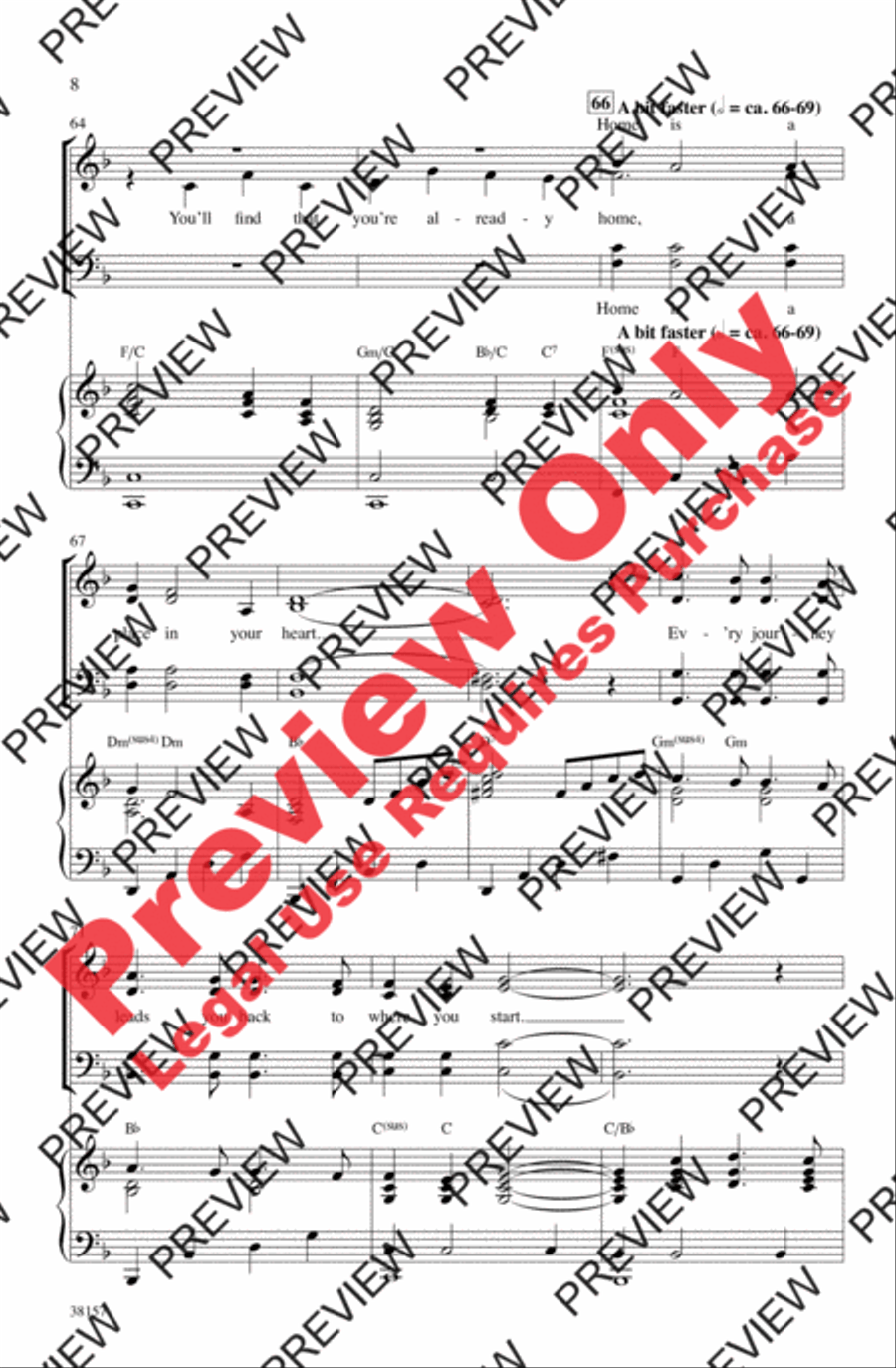 Already Home 4-Part scores gallery preview page 8
