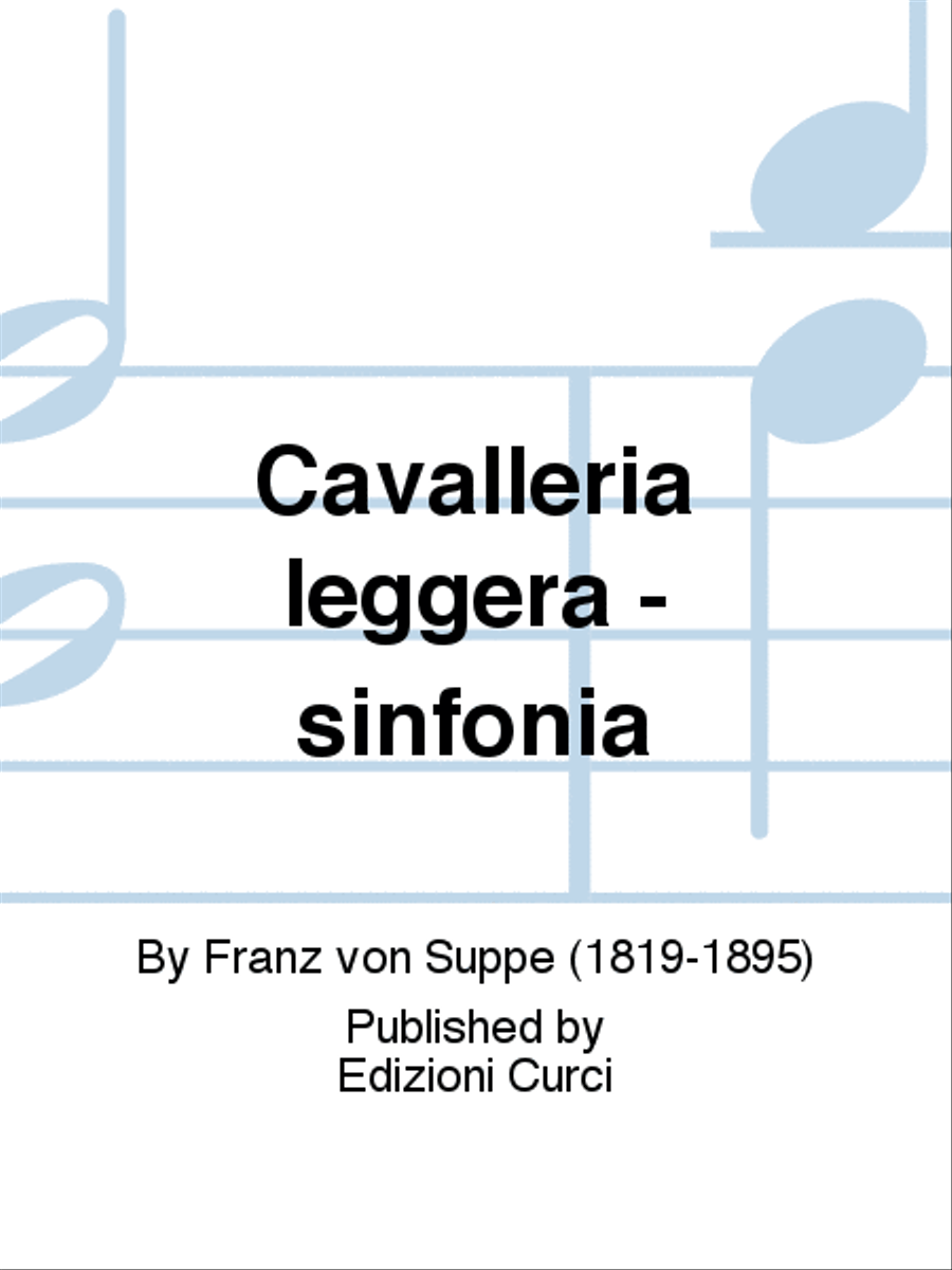 Cavalleria leggera - sinfonia Piano Solo scores gallery preview page 1