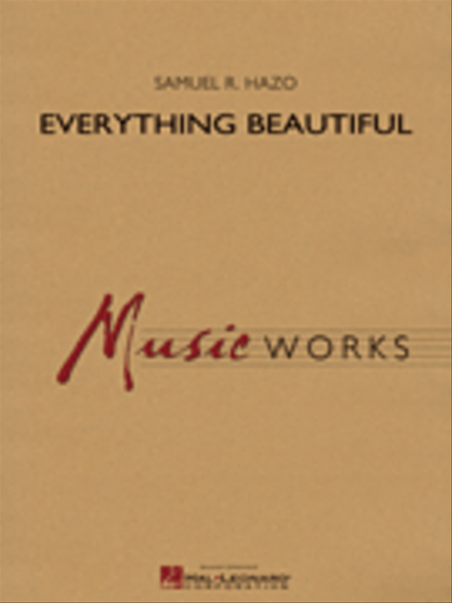 Everything Beautiful Concert Band scores gallery preview page 1