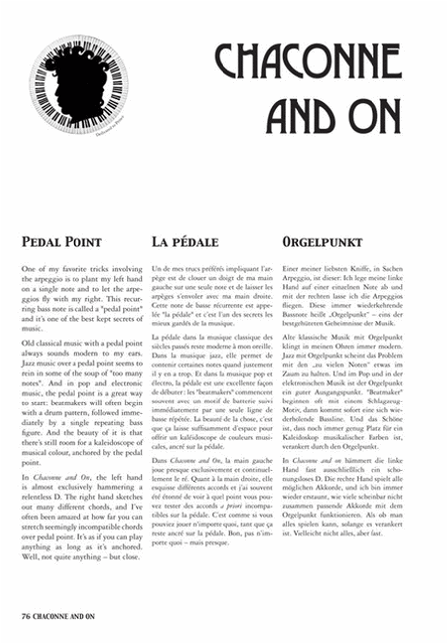 Chilly Gonzales : Re-Introduction Etudes + CD + Poster Piano Method scores gallery preview page 3