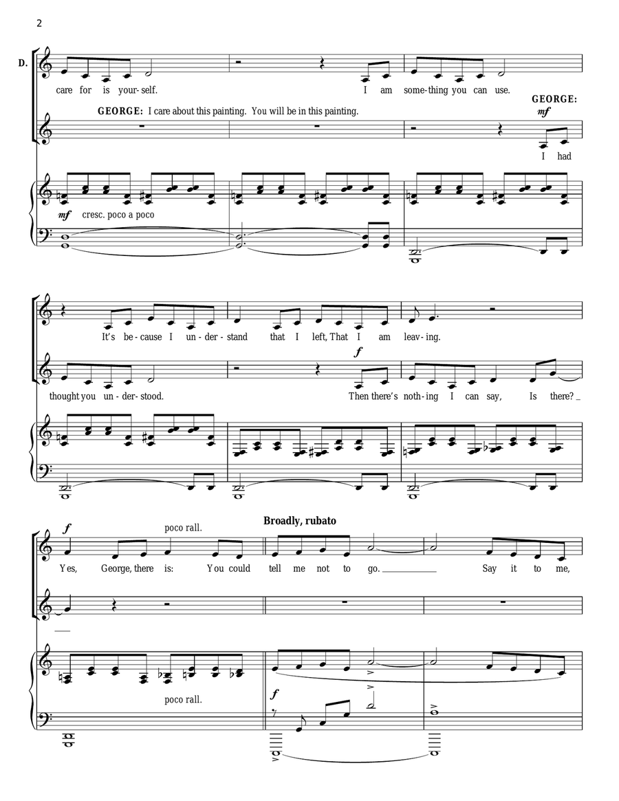 We Do Not Belong Together Piano, Vocal scores gallery preview page 2