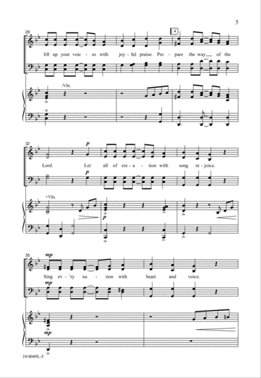 Prepare the Way 4-Part scores gallery preview page 6