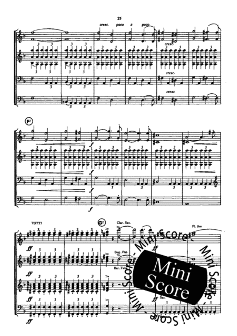 Le Roi D'Ys Fanfare Band scores gallery preview page 27