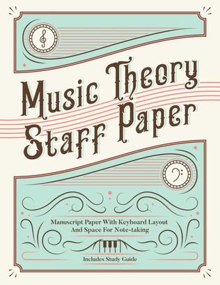 Book cover for Music Theory Staff Paper