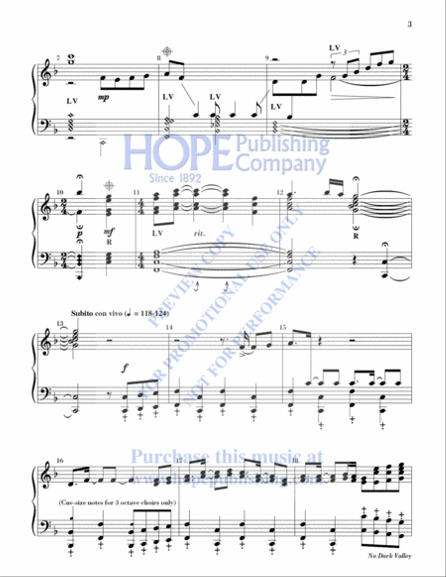 No Dark Valley 5-Octaves scores gallery preview page 4