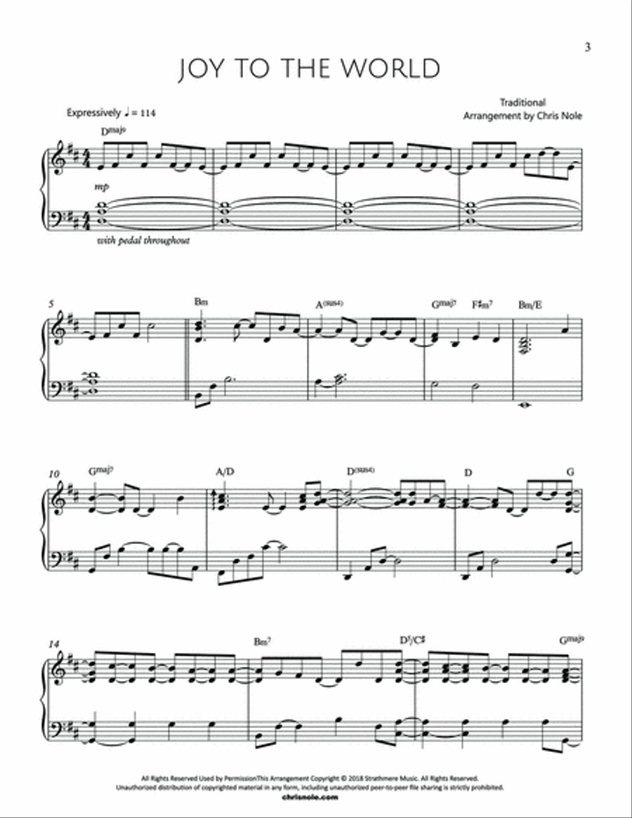A Chris Nole Christmas Songbook Piano Solo scores gallery preview page 3