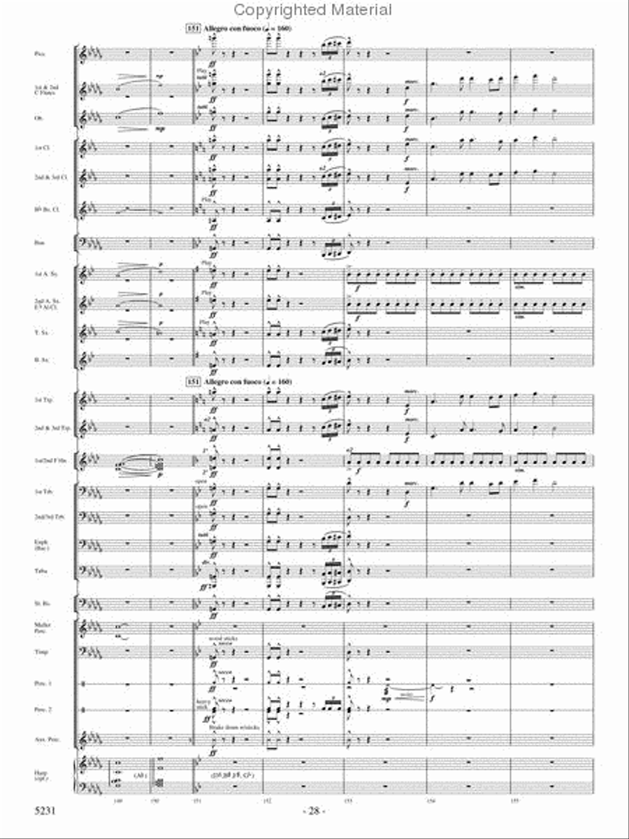 Pilatus: Mountain of Dragons Concert Band scores gallery preview page 26