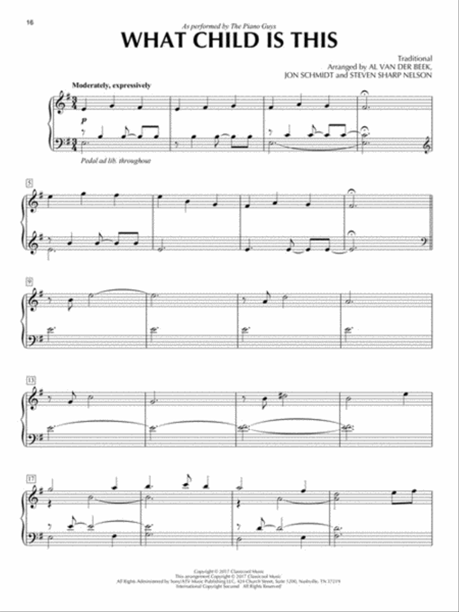 The Piano Guys - Christmas Together Piano, Vocal, Guitar scores gallery preview page 4