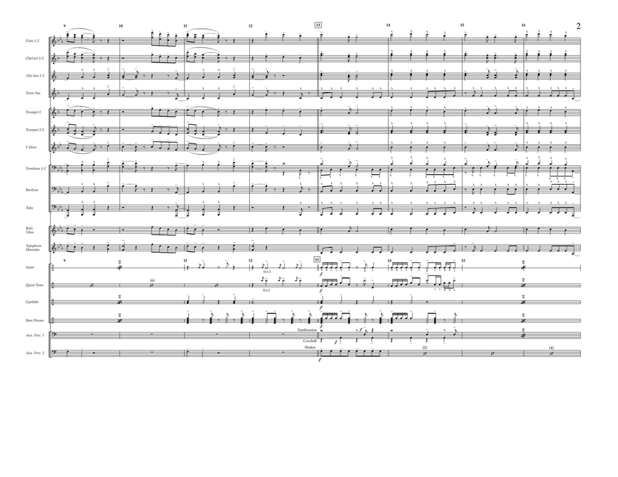 Shake It Off - Full Score Marching Band scores gallery preview page 2