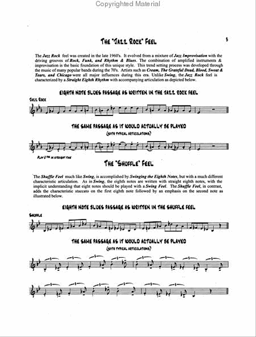 Know Before You Blow - Blues for the Rhythm Section with 2 CDs Rhythm Section scores gallery preview page 2