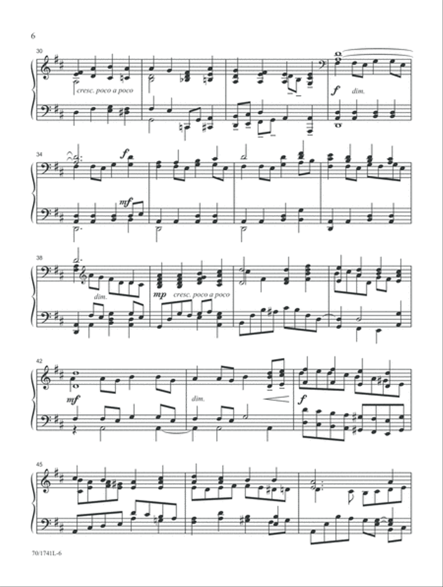 O Love, How Deep Piano Solo scores gallery preview page 6