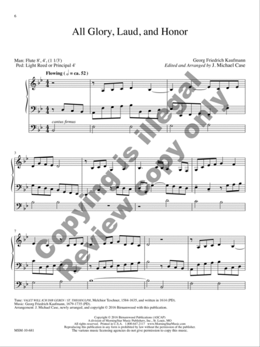 10 Transcriptions & Arrangements for Organ, Volume 1 Organ scores gallery preview page 15