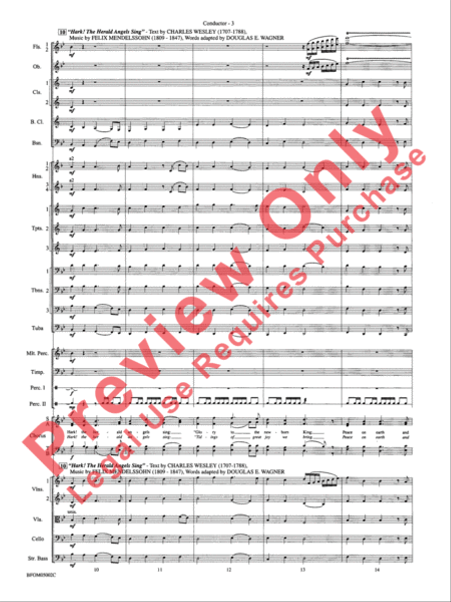 A Festival of Carols Full Orchestra scores gallery preview page 6