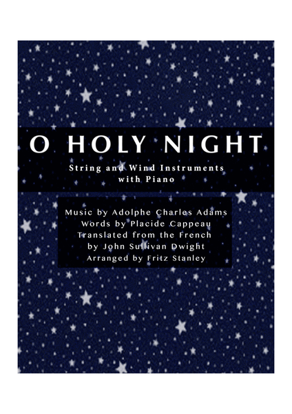 O Holy Night - String and Wind Instruments with Piano image number null
