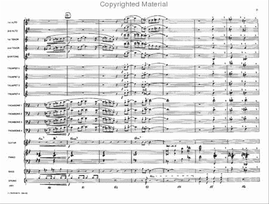 Exit 135 North Jazz Ensemble scores gallery preview page 20