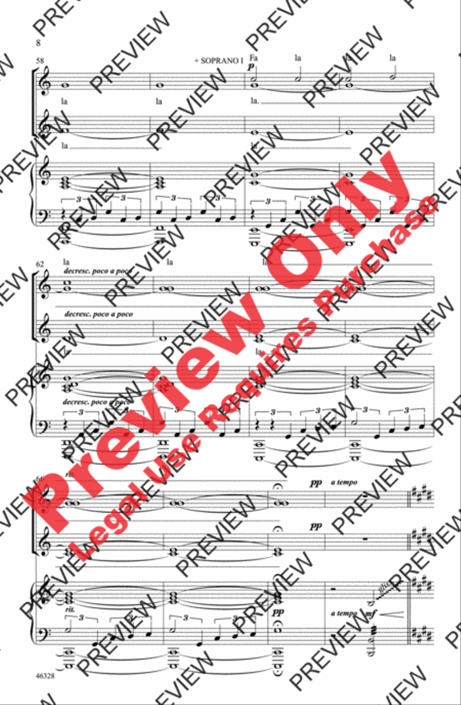 Deck the Hall Deck the Hall Women's Choir scores gallery preview page 8