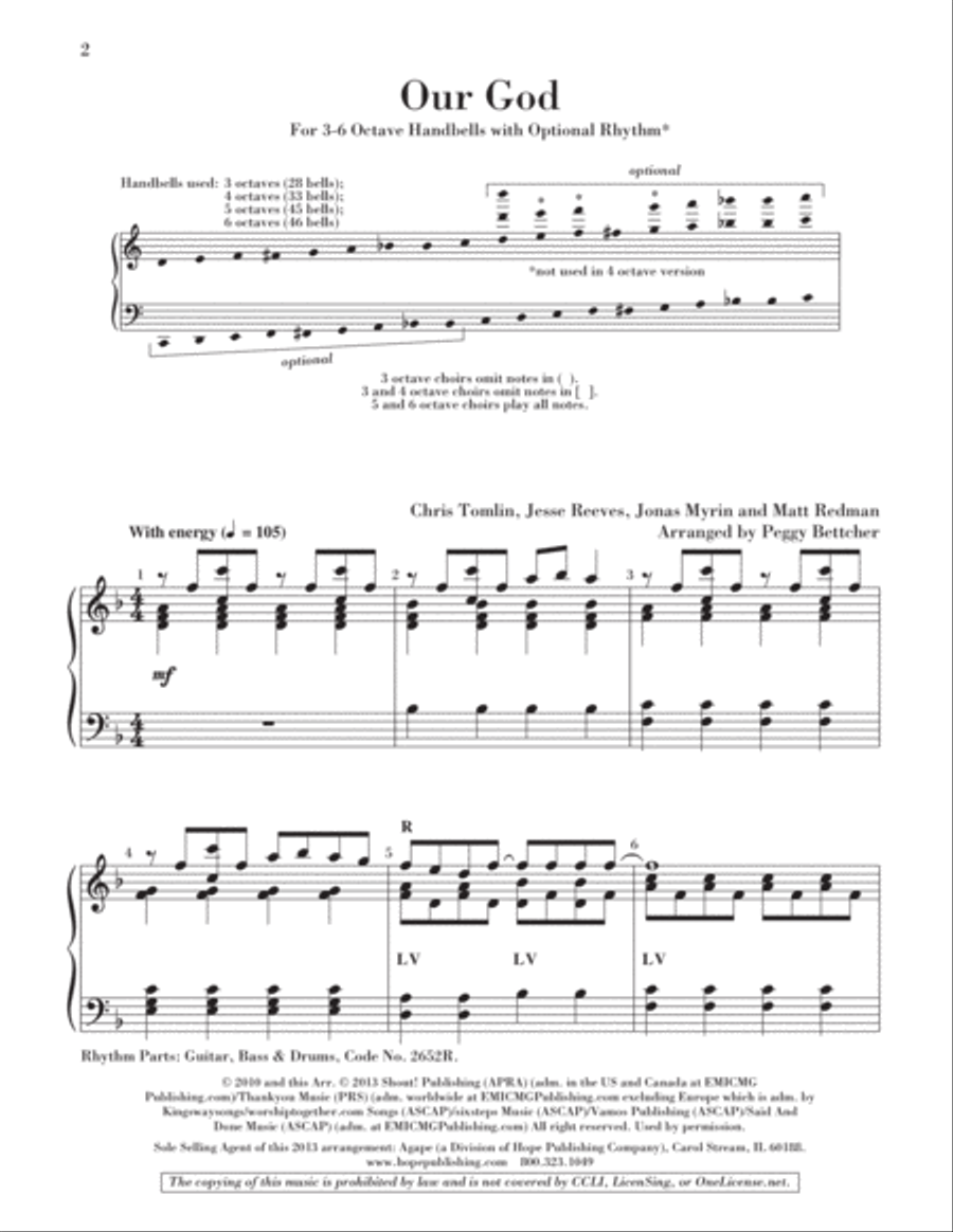 Our God 5-Octaves scores gallery preview page 3
