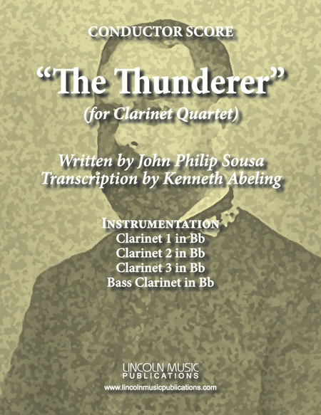 March - The Thunderer (for Clarinet Quartet) image number null