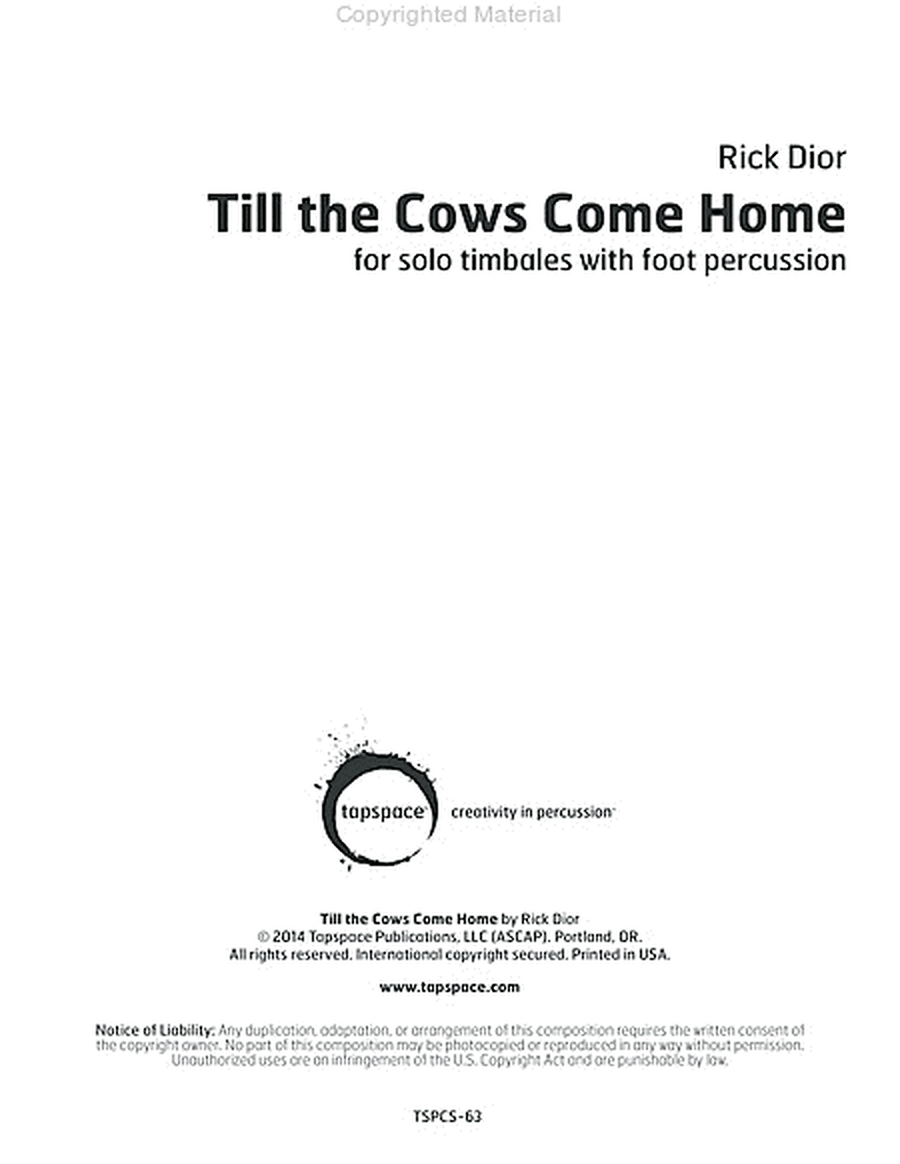 Till the Cows Come Home image number null