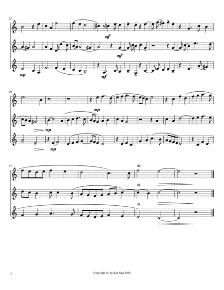 Sanctus from William Byrd's 1595 Mass for 3 Voices arr. for trumpet trio