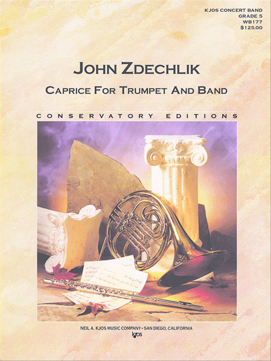 Caprice For Trumpet and Band Concert Band scores gallery preview page 1