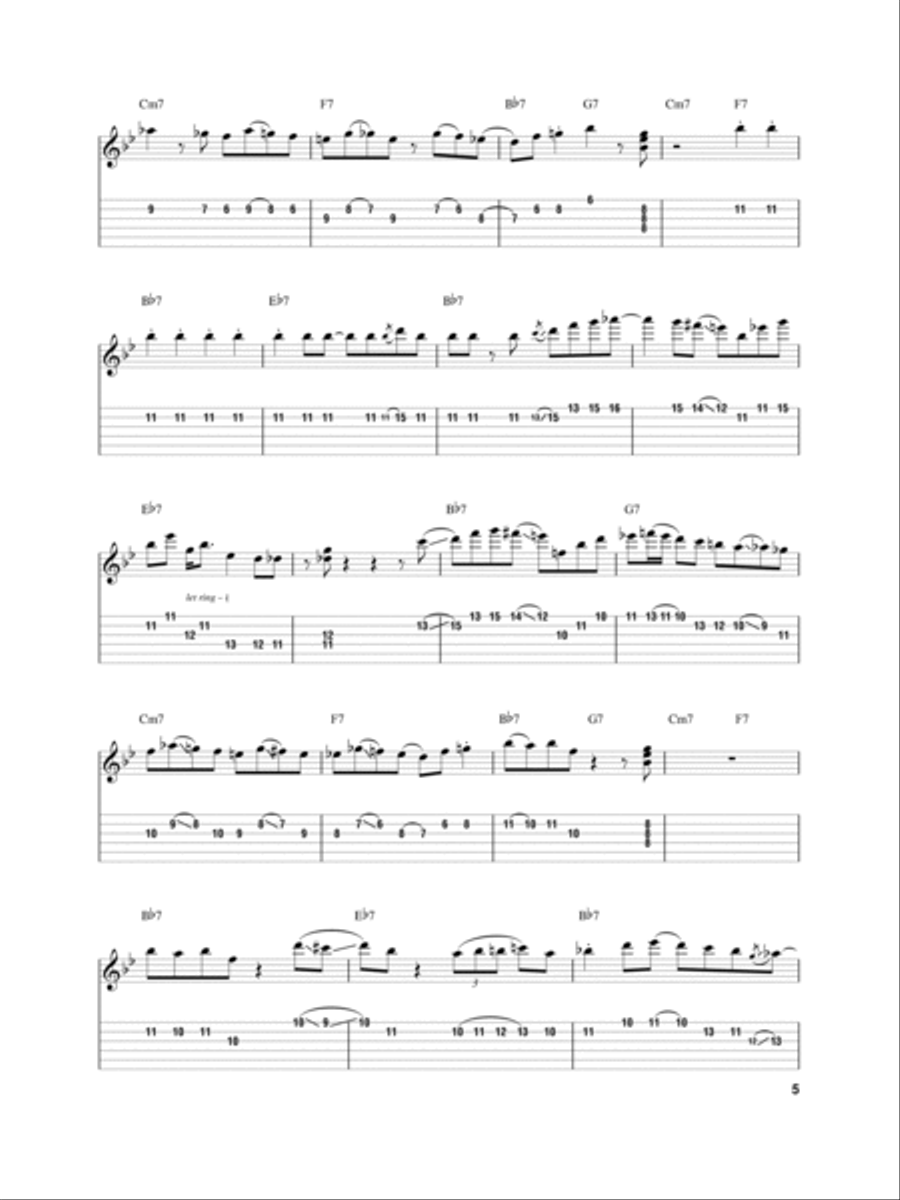 Deep Electric Guitar scores gallery preview page 5
