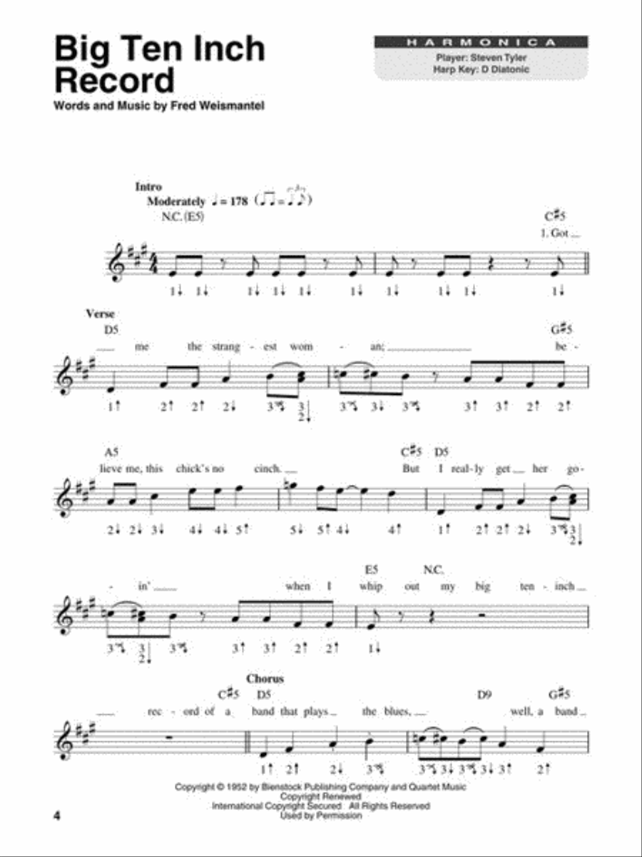 Blues/Rock Blues/Rock Harmonica scores gallery preview page 6