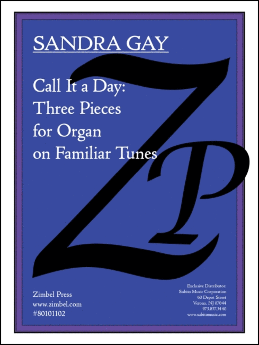 Call It a Day: Three Pieces Organ scores gallery preview page 1