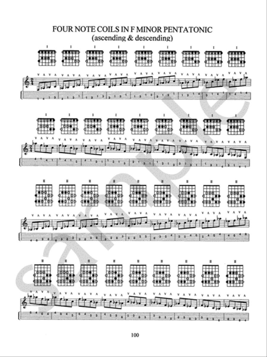 The Guitar Grimoire: The Exercise Book Guitar Tablature scores gallery preview page 15