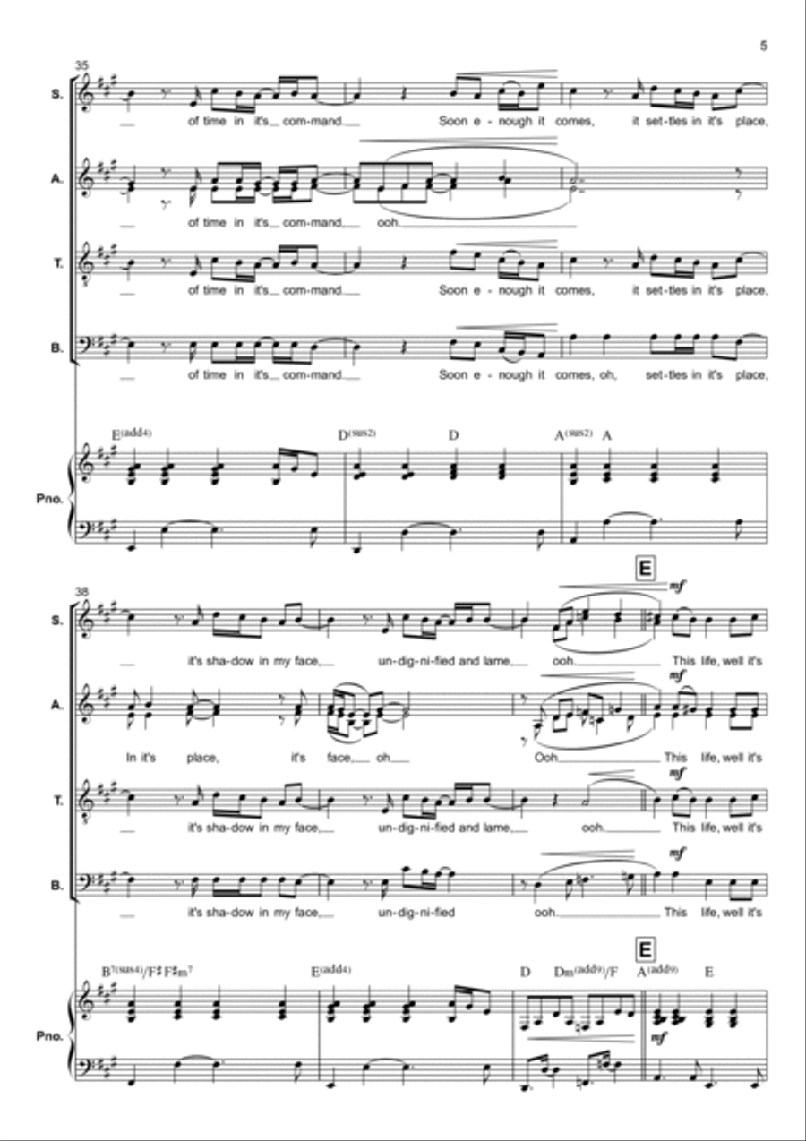These Days Divisi scores gallery preview page 5