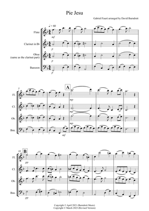 Pie Jesu (from Requiem) for Wind Trio