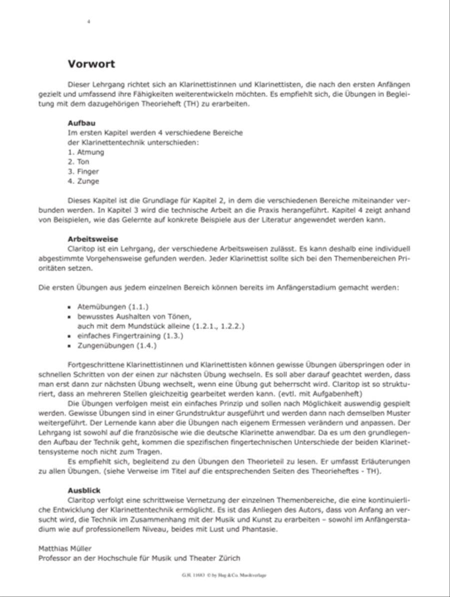claritop. Von der Technik zur Kunst School and Community scores gallery preview page 2